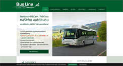 Desktop Screenshot of busline.cz