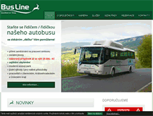 Tablet Screenshot of busline.cz
